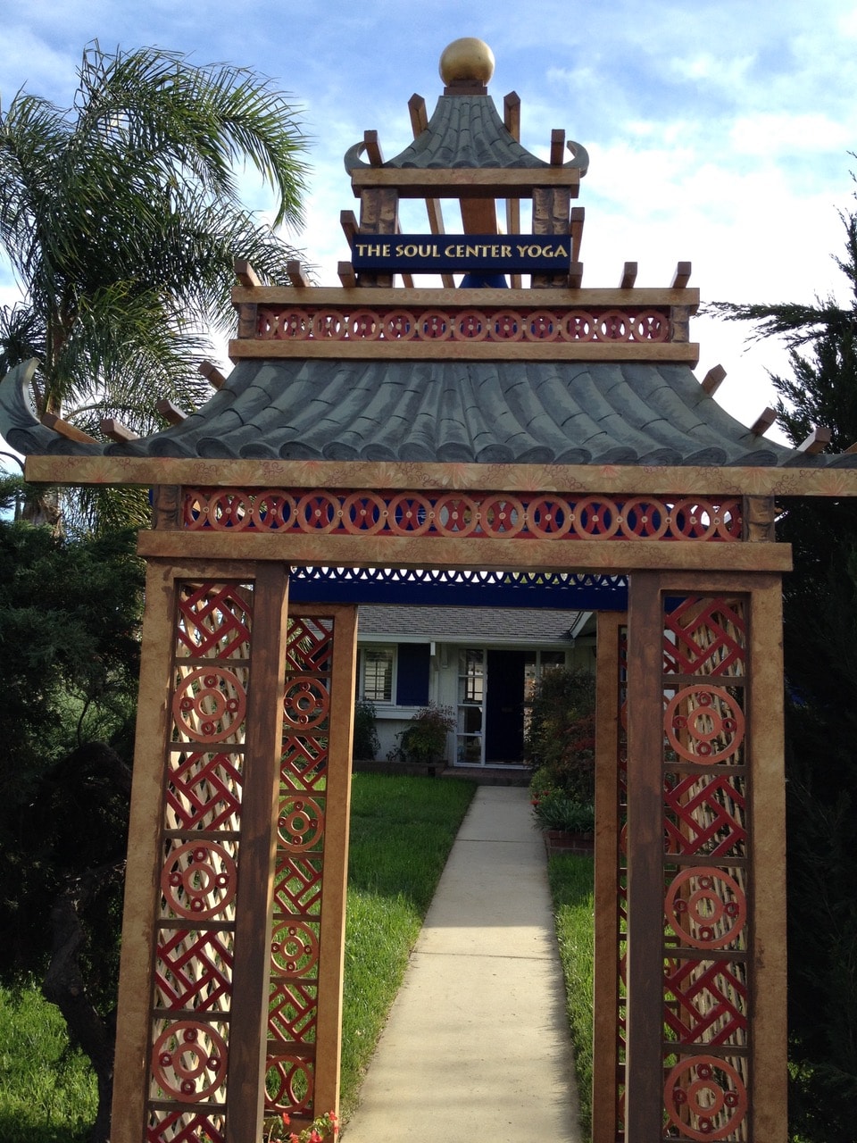 The Soul Center Yoga entrance gate